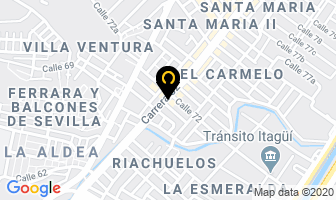 Mapa de Banquetes Santa María en Itaguí