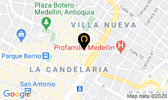 Mapa de Banquetes Sueños E Ilusiones en Medellín