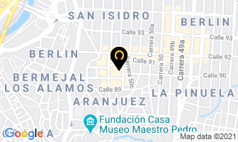 Mapa de Banquetes Tuam en Medellín
