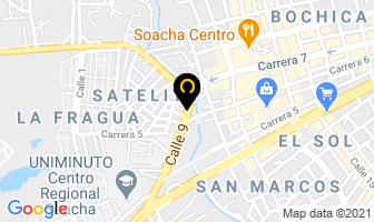 Mapa de Banquetes Y Eventos Dimar en Soacha