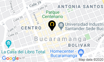 Mapa de Banservicios en Bucaramanga