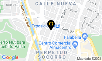 Mapa de Bar Damasco en Medellín