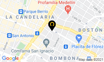 Mapa de Bar Estragus en Medellín