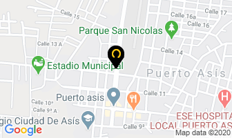 Mapa de Bar Pizzeria Glup en Puerto Asís