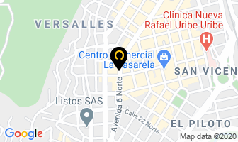 Mapa de Bar Restaurante Barza en Cali