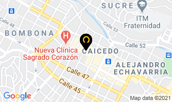 Mapa de Bar Restaurante El Fulgor en Medellín