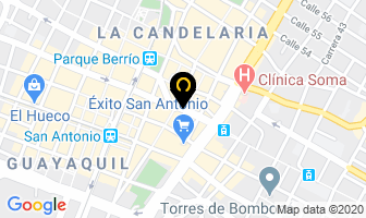 Mapa de Bar Restaurante La Cascada en Medellín