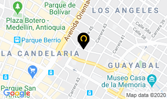 Mapa de Bar Wall Street en Medellín