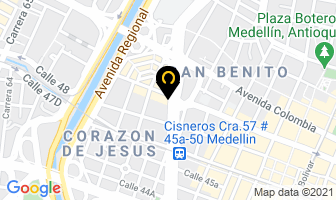 Mapa de Bar Yaghe en Medellín