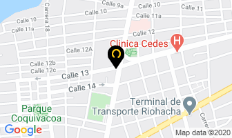 Mapa de Barbacoa Hotel en Riohacha