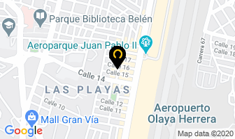 Mapa de Barbería Las Playas en Medellín