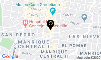 Mapa de Barbería Naval en Medellín