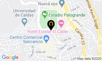 Mapa de Barbería Roberto en Manizales