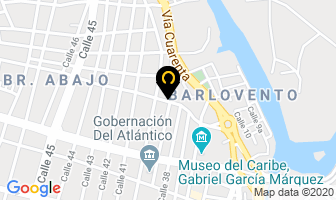 Mapa de Barbosa Maestre Danilo en Barranquilla