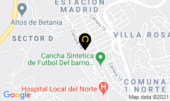 Mapa de Barco Olimpo en Bucaramanga