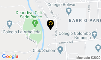 Mapa de Barney Lorena en Cali