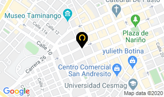 Mapa de Barniz De Pasto Obando en Pasto