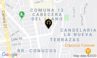 Mapa de Barrio Ballet en Bucaramanga