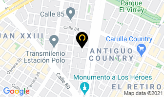 Mapa de Barrios Caicedo Gilda en Bogotá D.C
