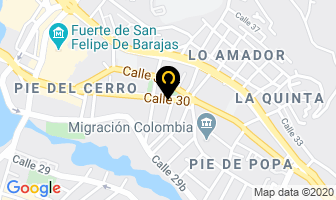 Mapa de Barú Motor's en Cartagena