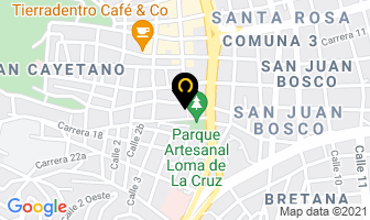 Mapa de Basantes Ospina Alex en Cali