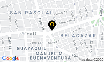 Mapa de Básculas Y Balanzas Dicari en Cali