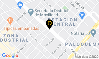 Mapa de Básculas Y Balanzas Guadalupe en Bogotá D.C