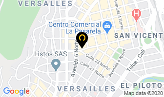 Mapa de Bastidas Rosero Jaime A. en Cali