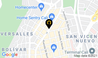 Mapa de Batanga Bar en Cali