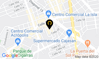 Mapa de Bater Car en Bucaramanga