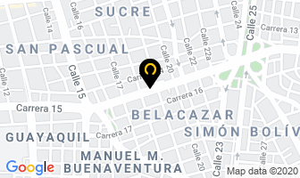 Mapa de Baterías & Repuestos en Cali