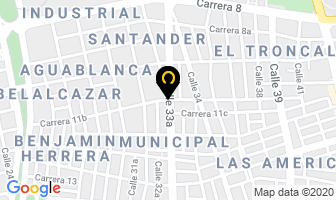 Mapa de Baterias Comega en Cali