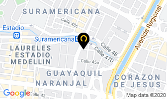 Mapa de Baterías F.m. en Medellín