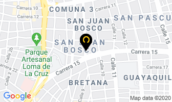 Mapa de Baterías San Bosco en Cali