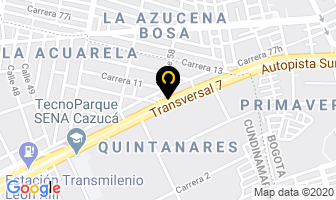 Mapa de Baterias Starnaw en Soacha