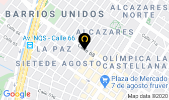 Mapa de Bateriteca en Bogotá D.C