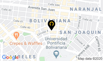 Mapa de Batidos Repostería en Medellín