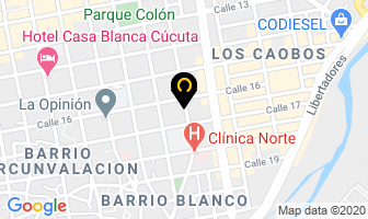 Mapa de Bautista R. Alain J. en Cúcuta