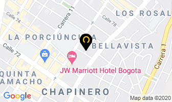 Mapa de Bbva Fiduciaria en Bogotá D.C