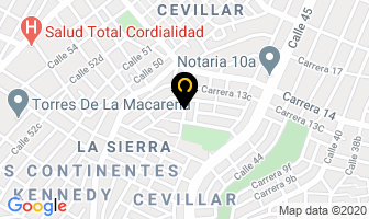 Mapa de B.c.a. Refrigeración en Barranquilla