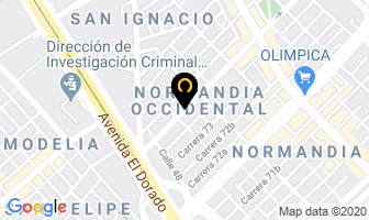 Mapa de Bearings Distribuidores Ltda en Bogotá D.C