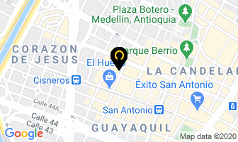 Mapa de Bebecitos en Medellín