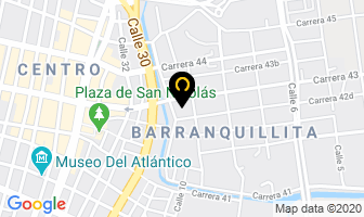 Mapa de Bebesitos Distribuidora en Barranquilla