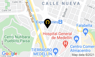 Mapa de Bebida Nutricional Amalaki en Medellín