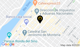 Mapa de Bebitos & Pañales en Montería