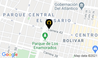 Mapa de Becerra Plata Luis en Barranquilla