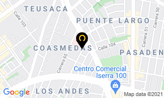Mapa de Bed & Breakfast Hostal Del Norte Ltda. en Bogotá D.C