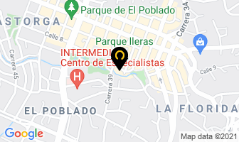 Mapa de Beef Bar en Medellín