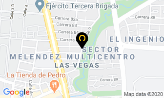 Mapa de Bego Ingeniería Constructores en Cali