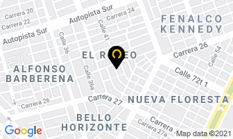 Mapa de Belalcázar Cadena María Eugenia en Cali